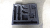 Custom 2-RU Foam Insert for Shure ULXD Dual Channel Digital Wireless Microphone System with Shure BETA 87A Vocal Microphones