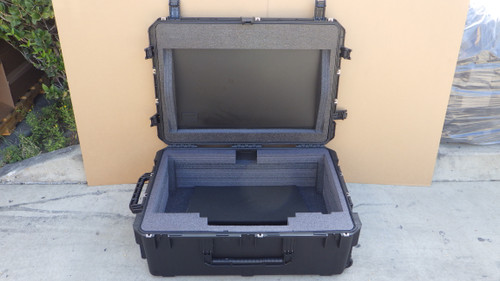 SKB 3i-3424-12 Retrofitted for Yamaha DM5 Full Audio Console with Compartment for Yamaha RUIO 1608SB-D Stage Box