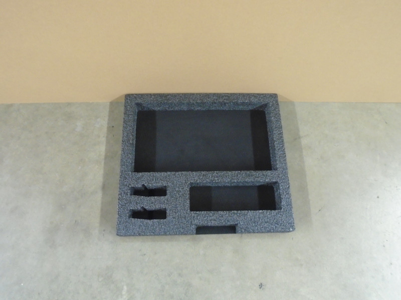 Custom 2-RU Foam Insert for 2-Pack Shure ULXD Bodypacks with Headset Compartment and Batteries Compartment