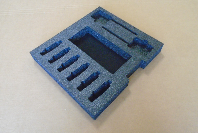 Custom 2-RU Foam Insert for 6-Pack Shure PSM 900 Wireless Personal Monitor System with 2-Pack Shure ULXD1 Bodypacks