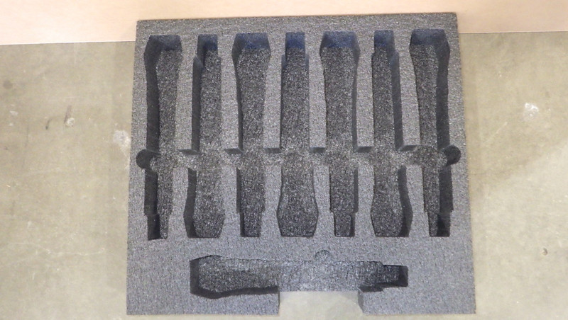 Custom 2U Foam Insert for 8-Pack Shure Wireless Handheld Microphone Kit