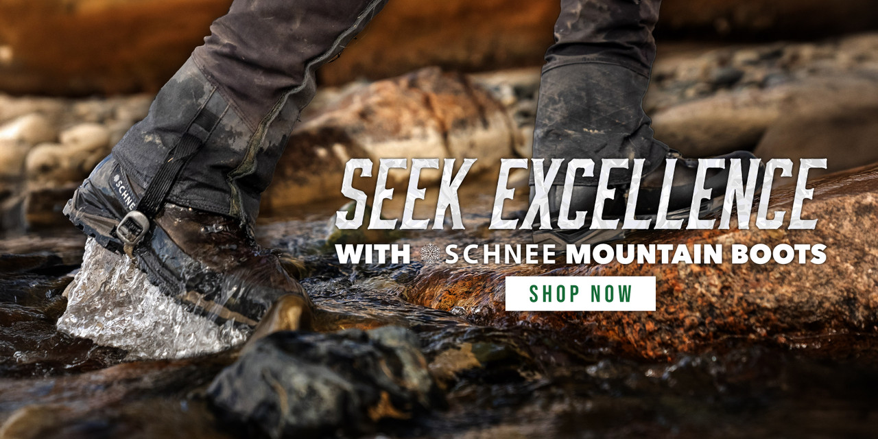 Legendary Schnee Mountain Boots | Waterproof Hunting Boots built to be hiked as hard as you can