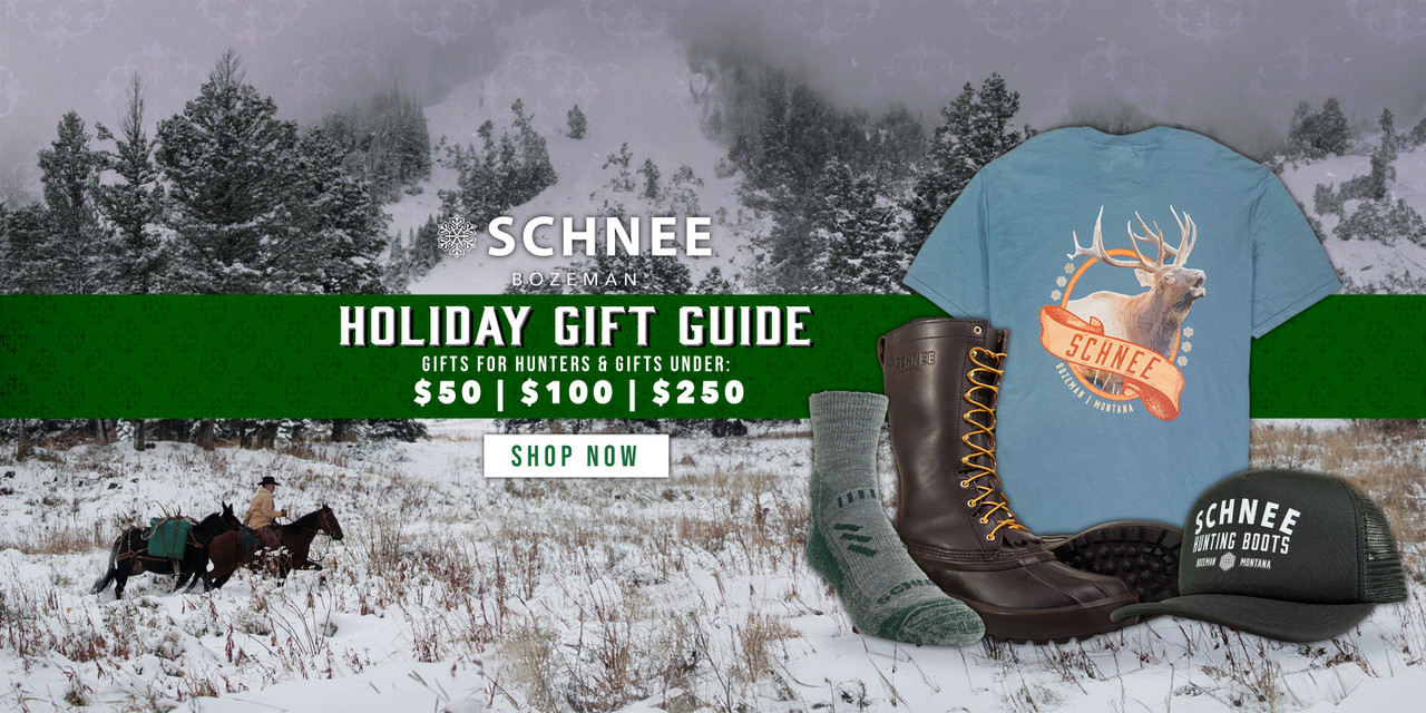 Schnee Holiday Gift Guide | Shop for the Men, Women, and Hunters in your life and Find the Perfect Gift This Year!