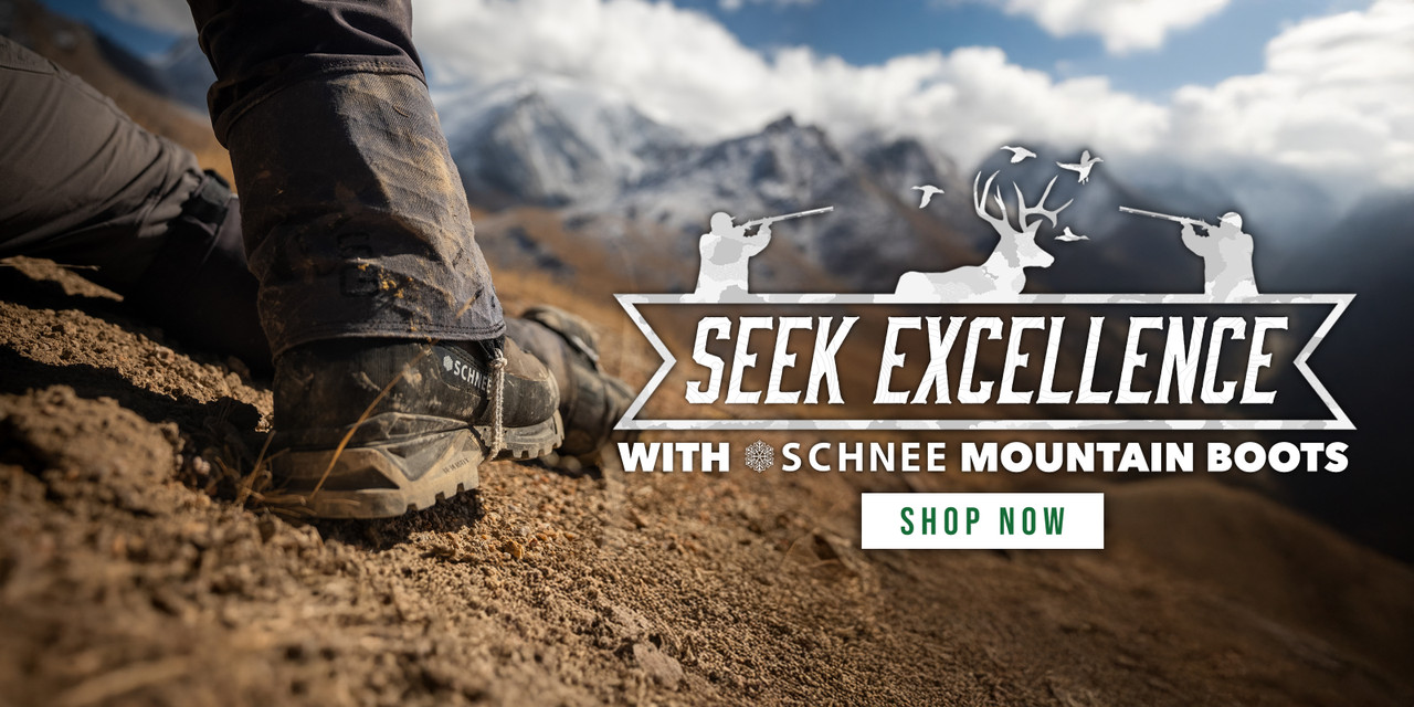 Legendary Schnee Mountain Boots | Waterproof Hunting Boots built to be hiked as hard as you can