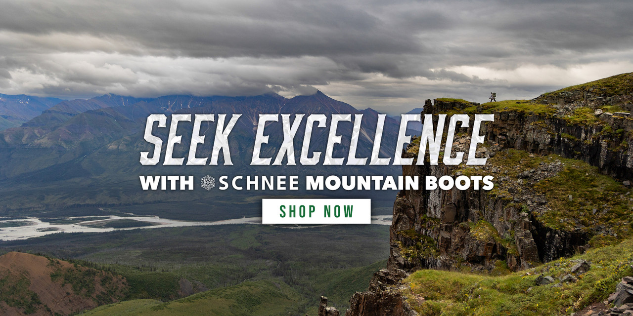 Legendary Schnee Mountain Boots | Waterproof Hunting Boots built to be hiked as hard as you can