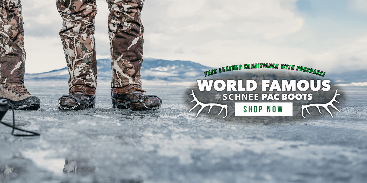 Schnee Pac Boots | Legendary Boots for Big Game Hunters | Get a free gift with your purchase!