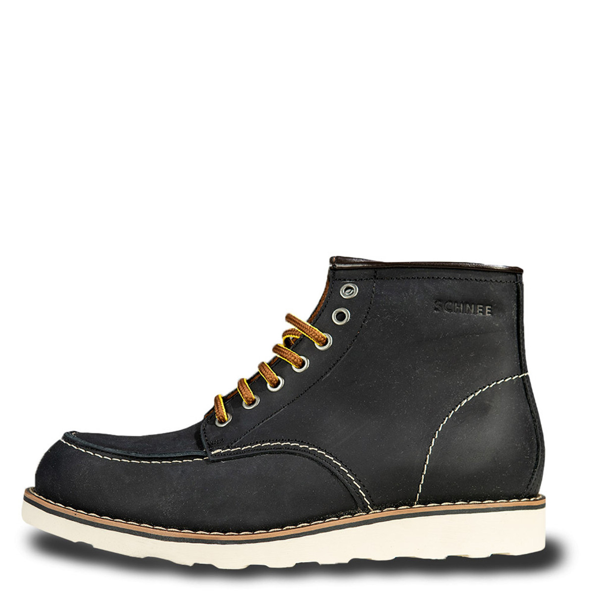 Schnee Men\'s Elm Moc Toe Lace-Up Boots - color obsidian Elm Men main image 2