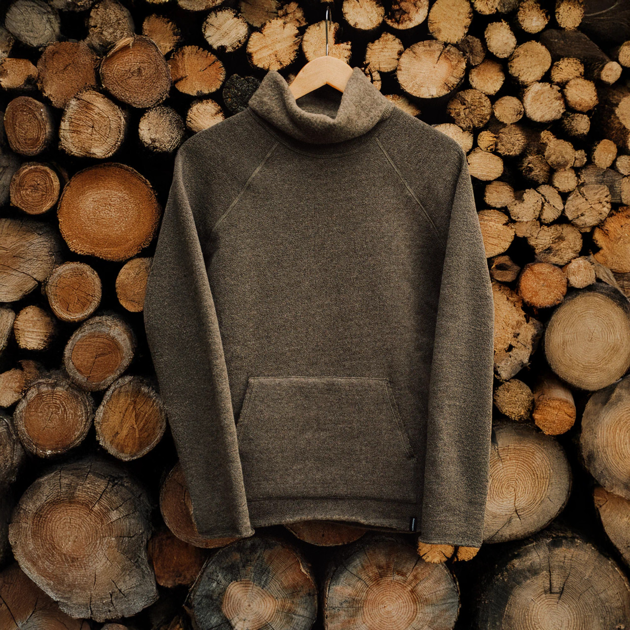 Powder High Neck Stylish Merino Wool Top for Women