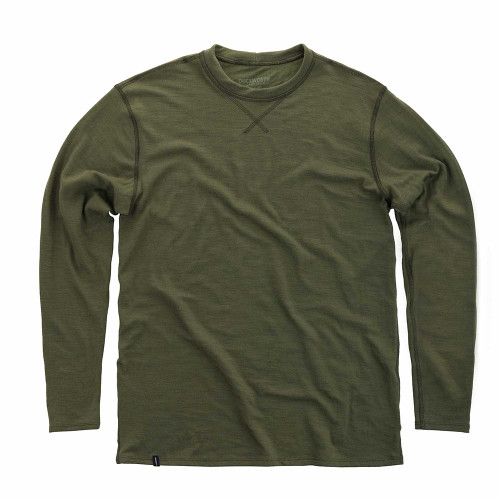 Vortex Women's Size XL Long Sleeve Olive Green Crewneck Thermal Shirt