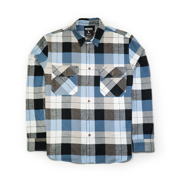 トップス Cornier COLLEGE FLANNEL OVER SHIRTS Schnee Frontier Flannel Shirt | Soft and Stylish for