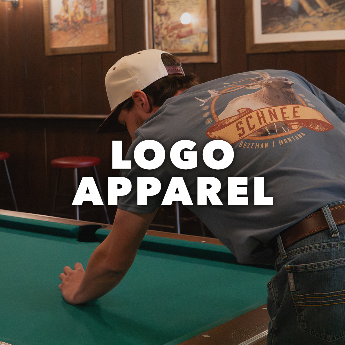 Shop Premium Quality Logo Apparel from Schnee | Save now with $20 Tees, $20 Caps, and $40 Dollar Hoodies!