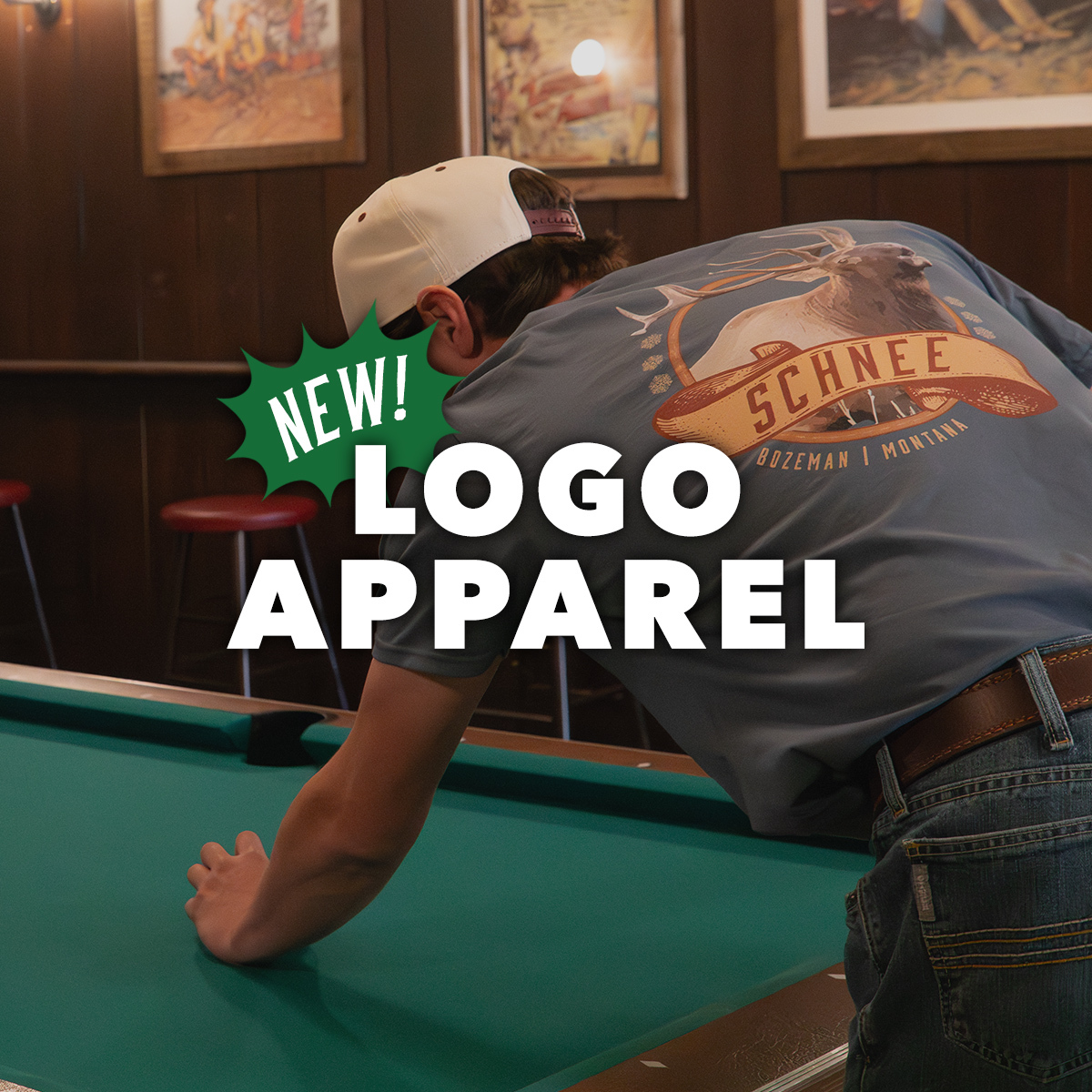 Shop Premium Quality Logo Apparel from Schnee | Save now with $20 Tees, $20 Caps, and $40 Dollar Hoodies!
