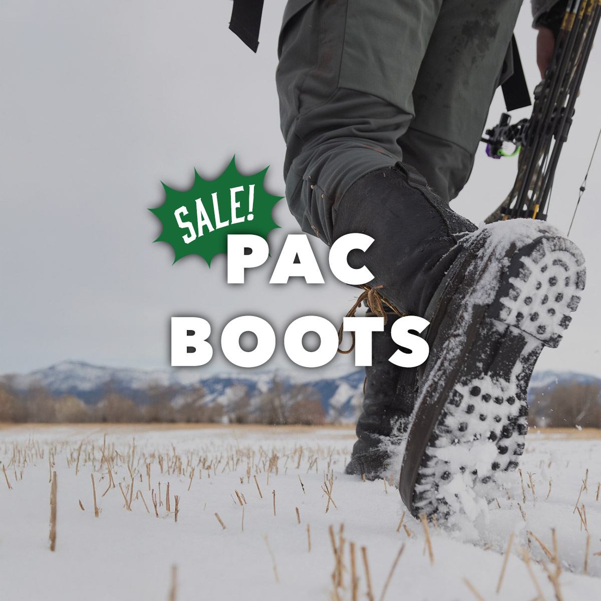 Schnee Legendary Pac Boots, handcrafted with leather, brass, nylon, and Thinsulate™ insulation for warmth, durability, and traction in extreme winter conditions.