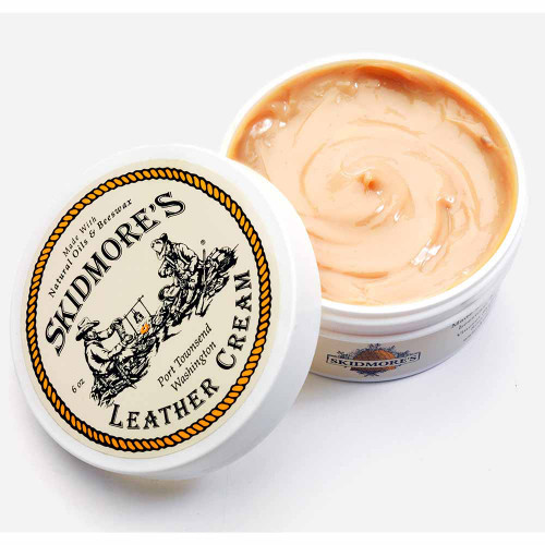 Skidmore's Leather Cream 6oz | All-Purpose Leather Care and Protection