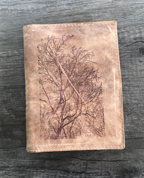 Leather notebook - Branching Tree