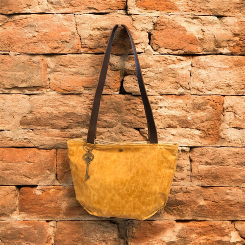 Yellow Bag #2 - Italian leather