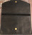 Leather A Flat Pouch - Black