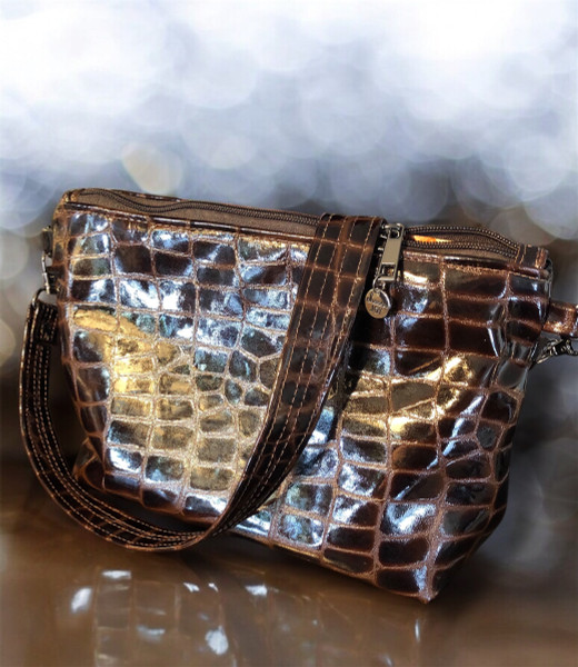 Croc Look Handbag