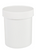 16 oz. White Ointment Jar  - 48 in a case
