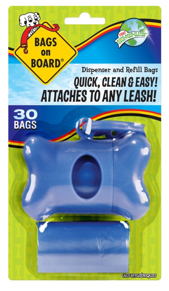 Bags on Board Bone Dispenser Pack BLUE