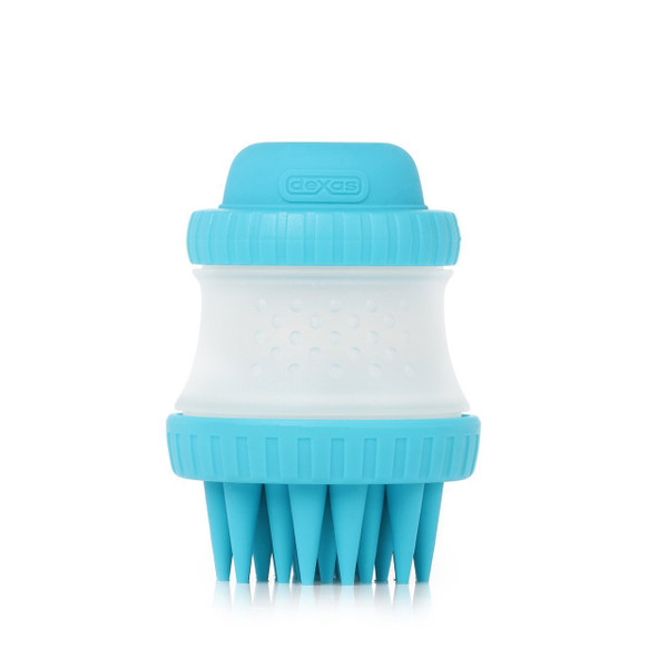 ScrubBuster Silicone Dog Washing Brush with Built-in Shampoo Reservoir