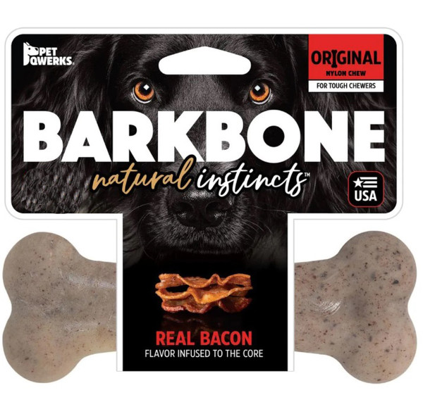 BarkBone - Nylon Bone Chew Bacon