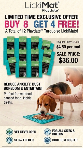 Buy 8 get 4 Free! LickiMat Playdate Special- Lick Mat