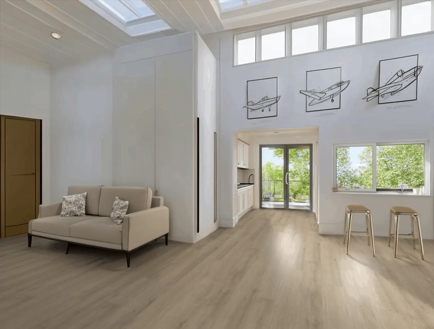 Room scene with Alpine 2.2 flooring