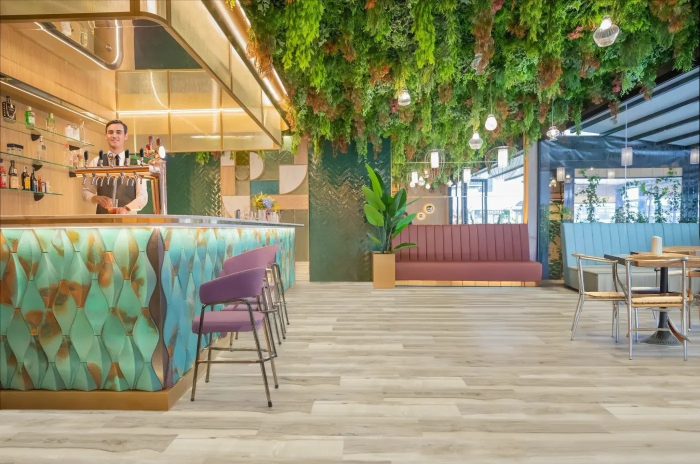 Room scene with Harper flooring