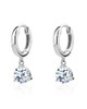 Solstice Drop Earrings - Sterling Silver - 1ct