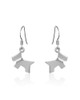 Scottie Dog Drop Earrings – Sterling Silver