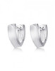 Aria Huggie Earrings — Sterling Silver