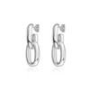 Linked Drop Earrings – Silver Plated | Showroom
