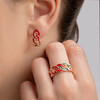 Granada Half-Hoop Earrings – Rose Gold Plated | Showroom