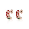 Granada Half-Hoop Earrings – Rose Gold Plated | Showroom