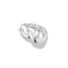 Bergamo Hoops - Silver Plated
