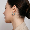 Bergamo Hoops - Silver Plated