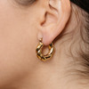 Perugia Hoop Earrings – Silver Plated