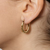 Torino Hoop Earrings – Silver Plated