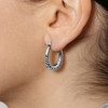 Torino Hoop Earrings – Silver Plated