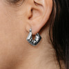 Trieste Hoop Earrings – Silver Plated