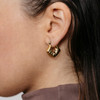 Trieste Hoop Earrings – Silver Plated