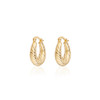 Lucca Hoop Earrings – Silver Plated