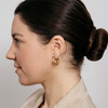 Lucca Hoop Earrings – Silver Plated