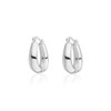Bari Hoops - Silver Plated
