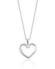 Open Heart Pendant – Sterling Silver