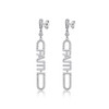 Faith Drop Earrings –Sterling Silver