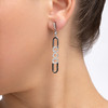 God Drop Earrings – Sterling Silver