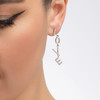 Love Drop Earrings – Silver Plated