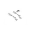 Star Drop Earrings – Sterling Silver